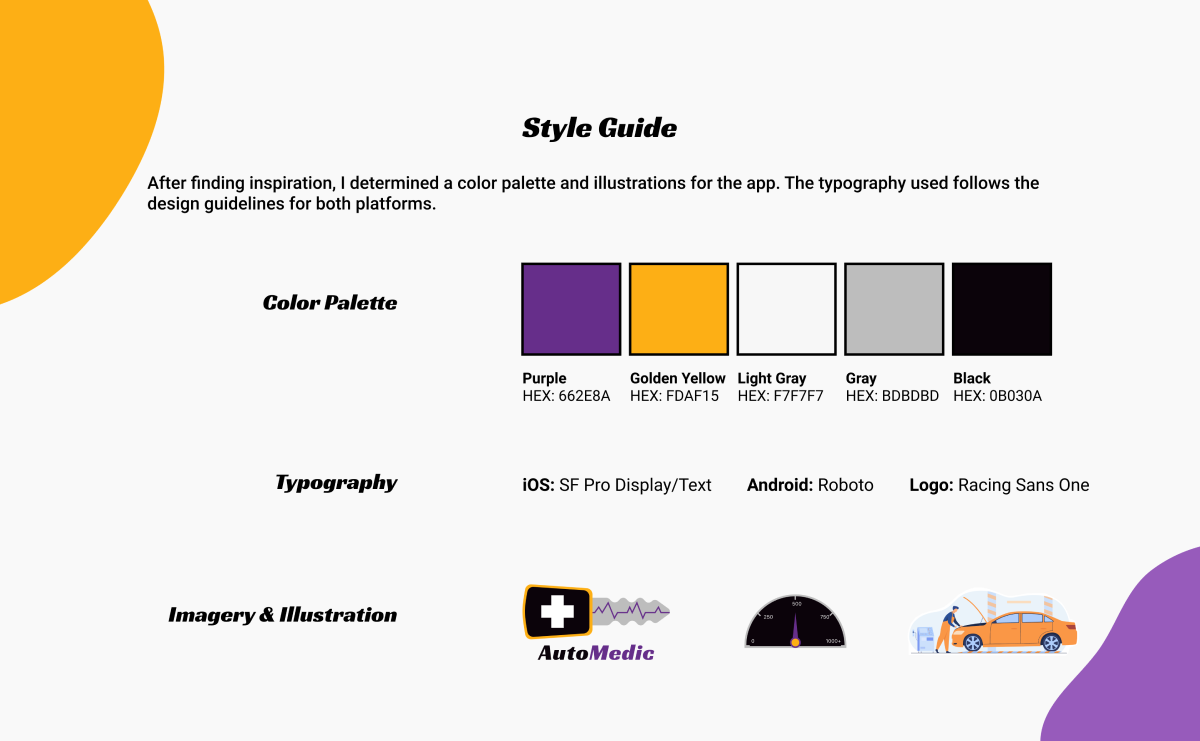 AutoMedic Style Guide